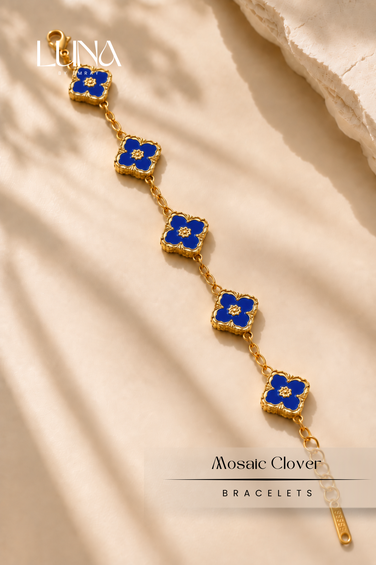 Luna: Element Mosaic Clover Bracelet