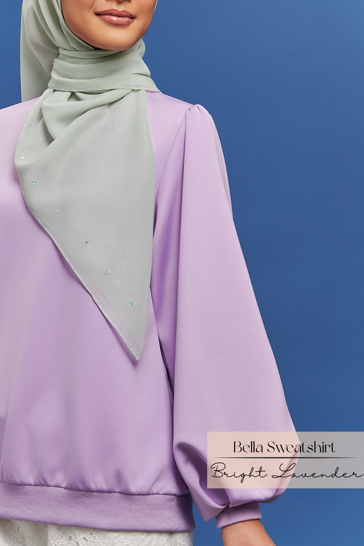 Bella Sweatshirt: Bright Lavender