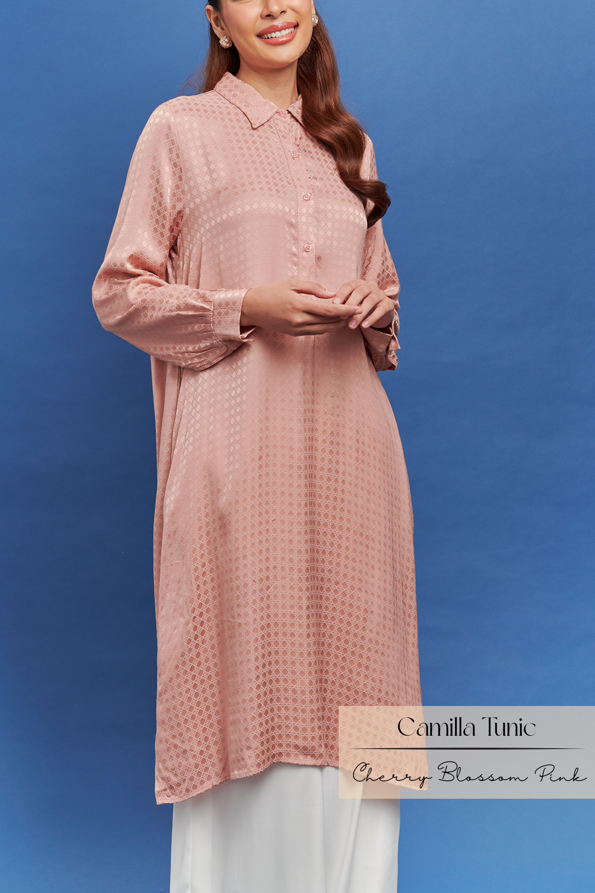 Camilla Tunic: Cherry Blossom Pink