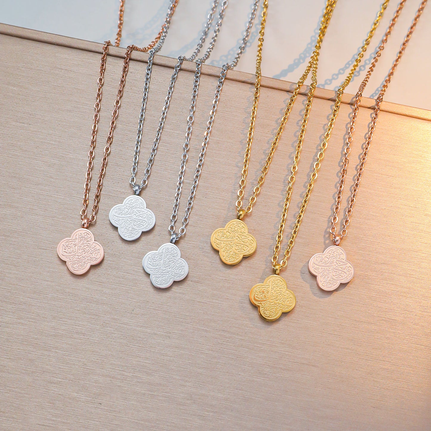 Luna: Hubb Nafsak Awwal Clover Necklace