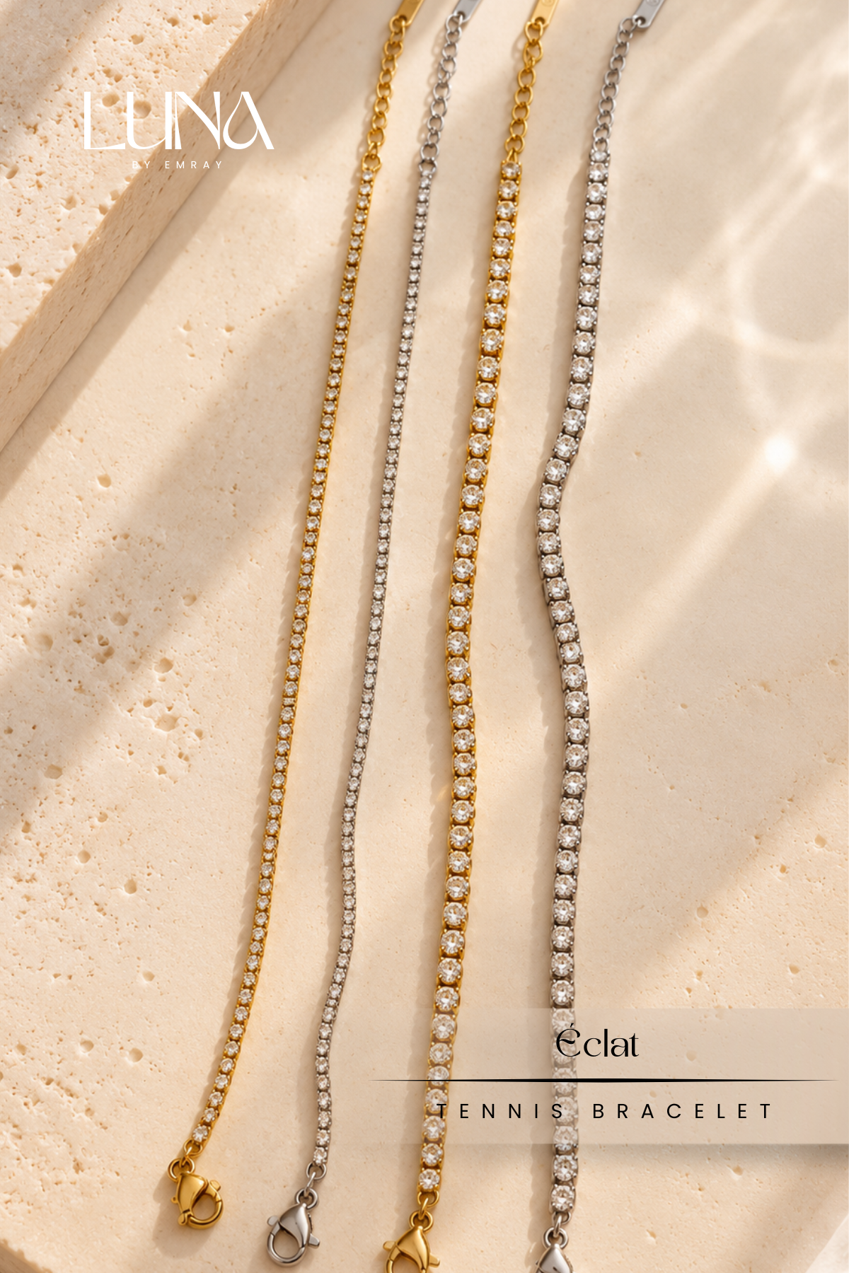 Luna: Classic Éclat Tennis Bracelet