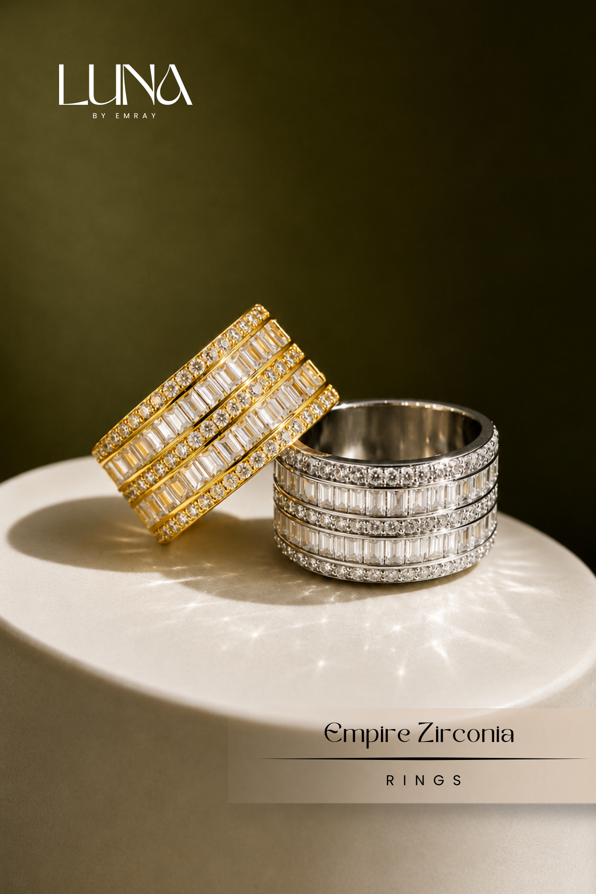Luna: Empire Zirconia Ring