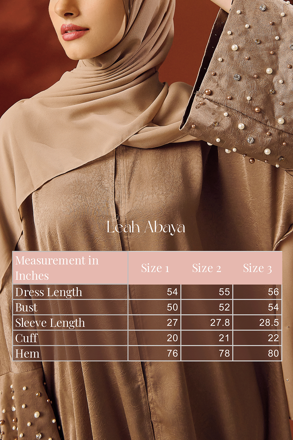 Leah Abaya: Pink