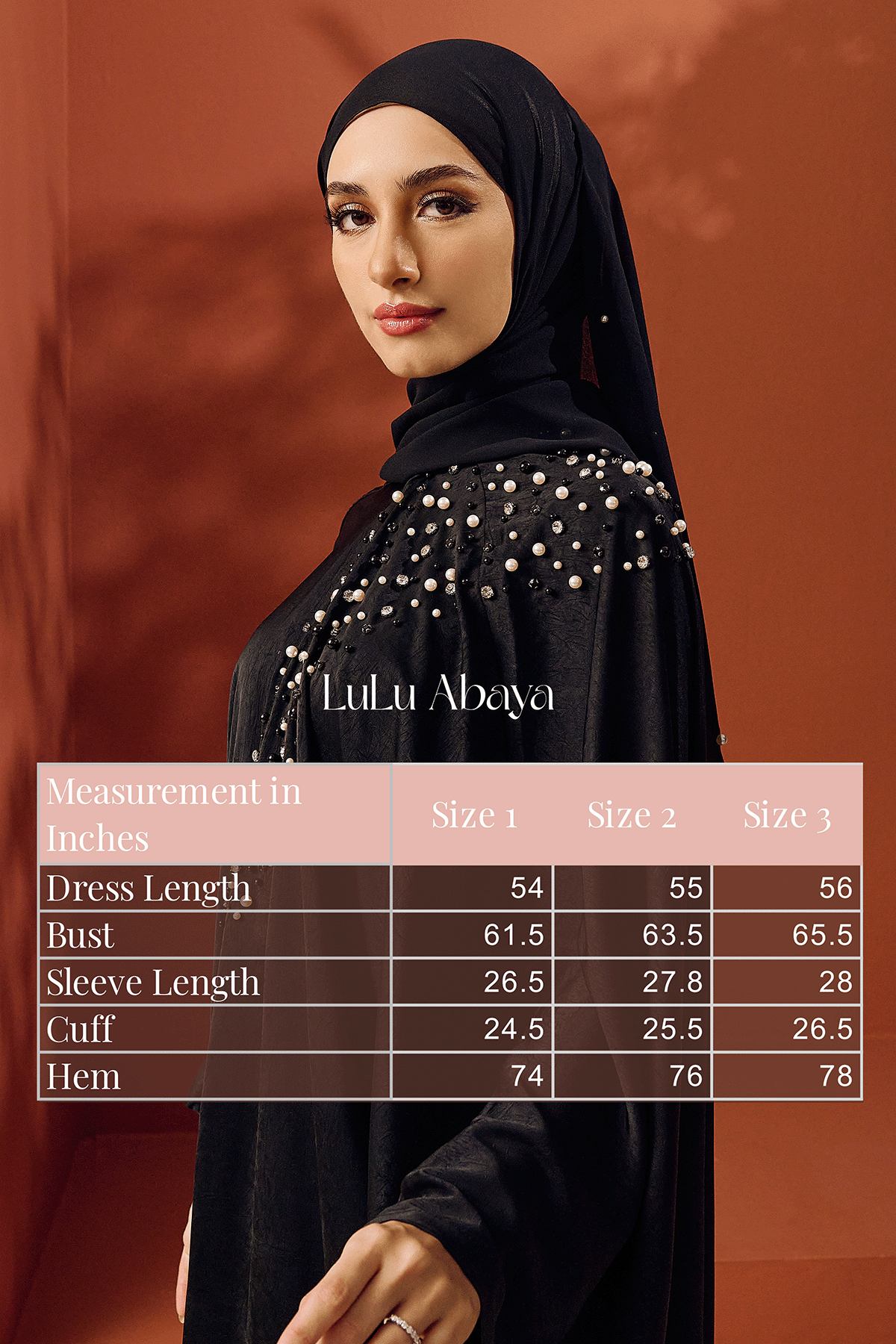 Lulu Abaya: Black