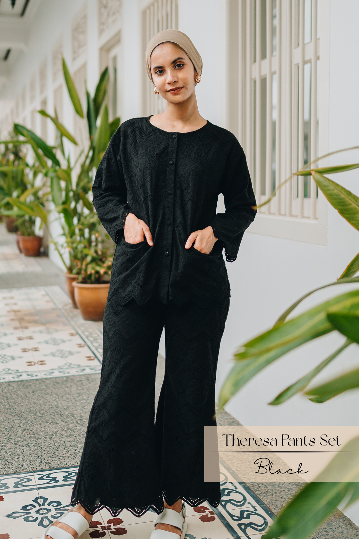 Theresa Pants Set: Black