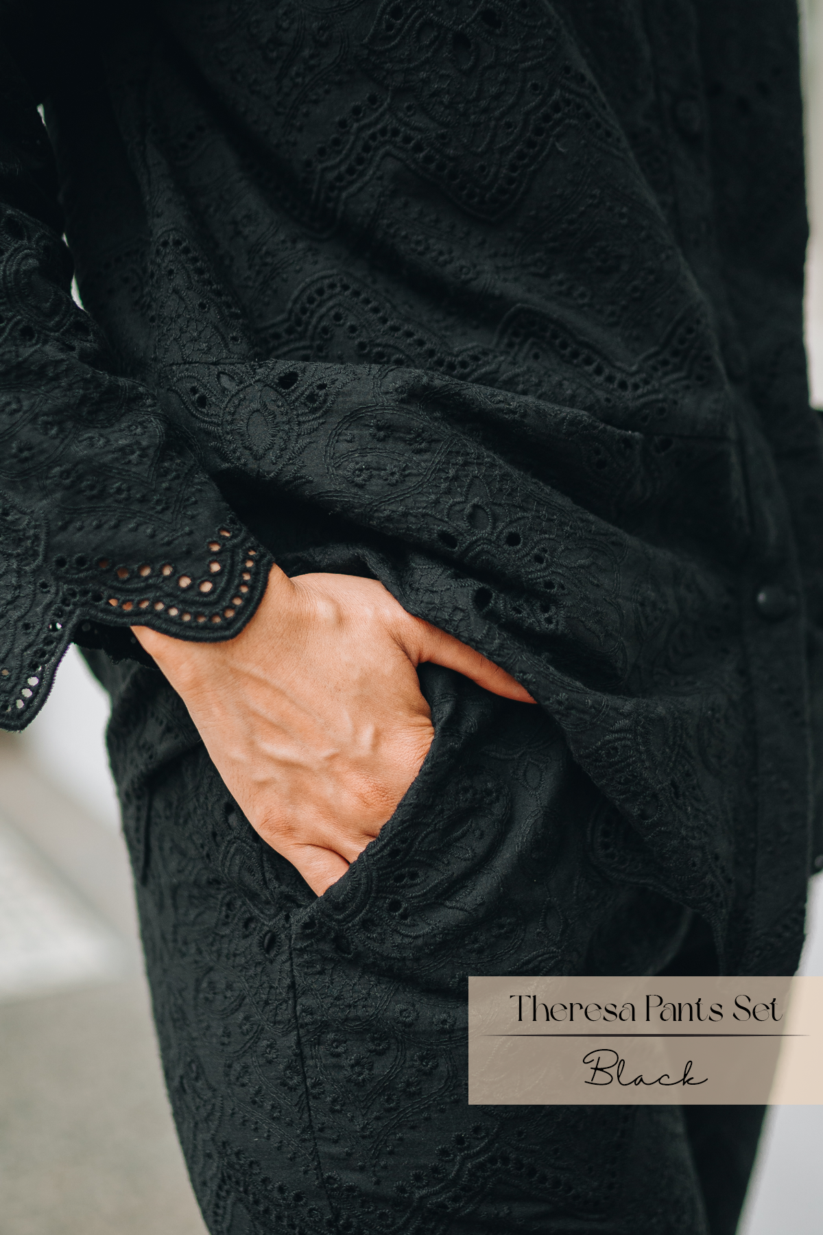 Theresa Pants Set: Black