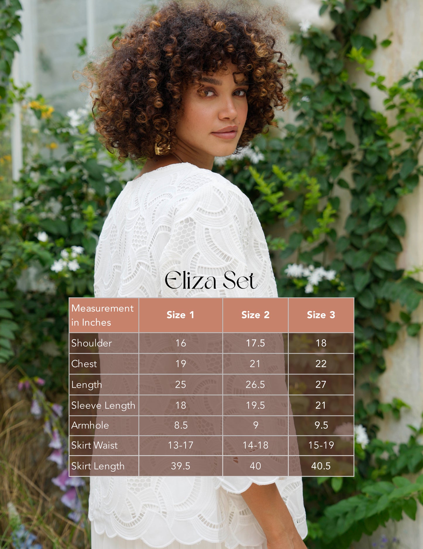 Eliza Pleats Skirt Set: White