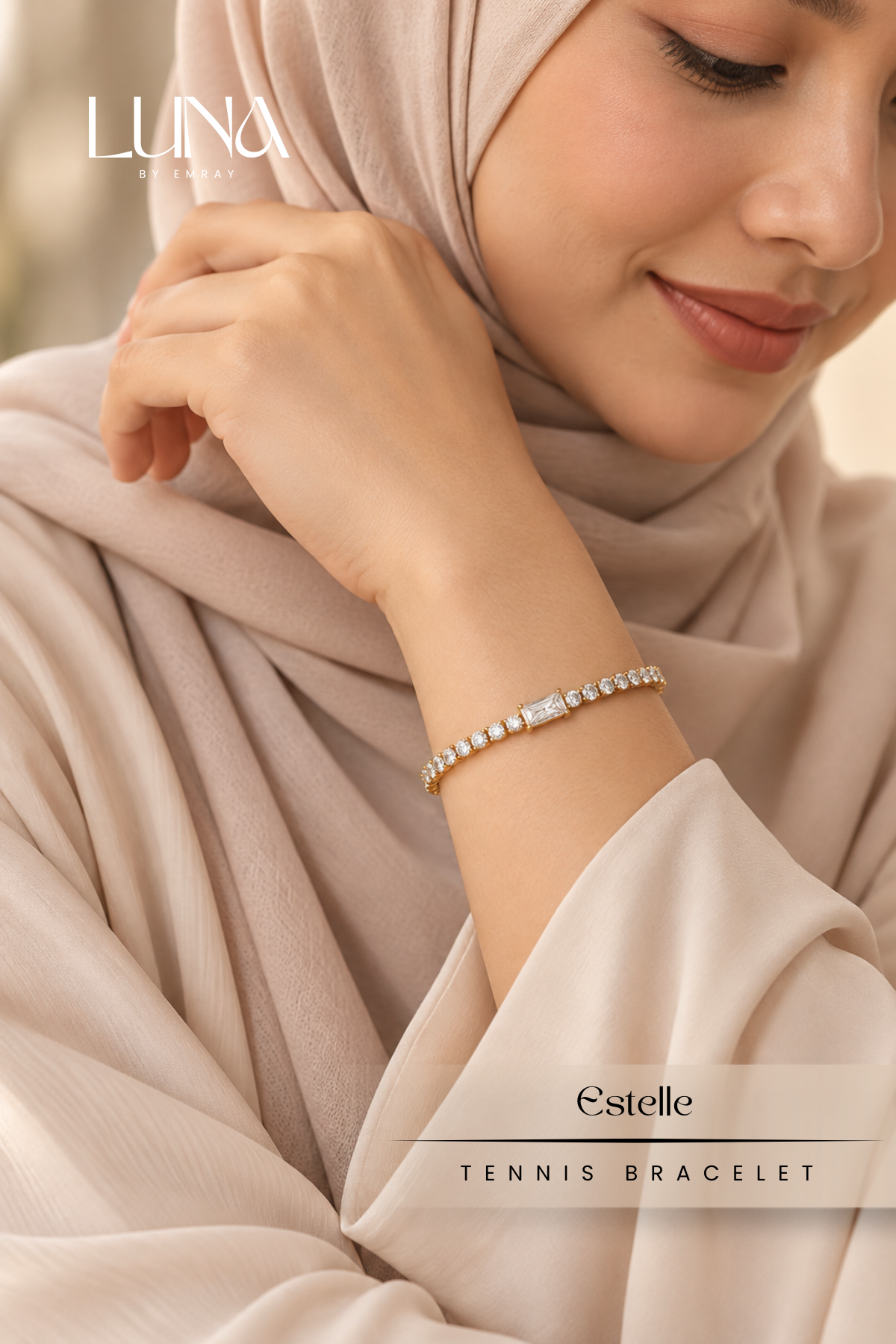 Luna: Estelle Tennis Bracelet
