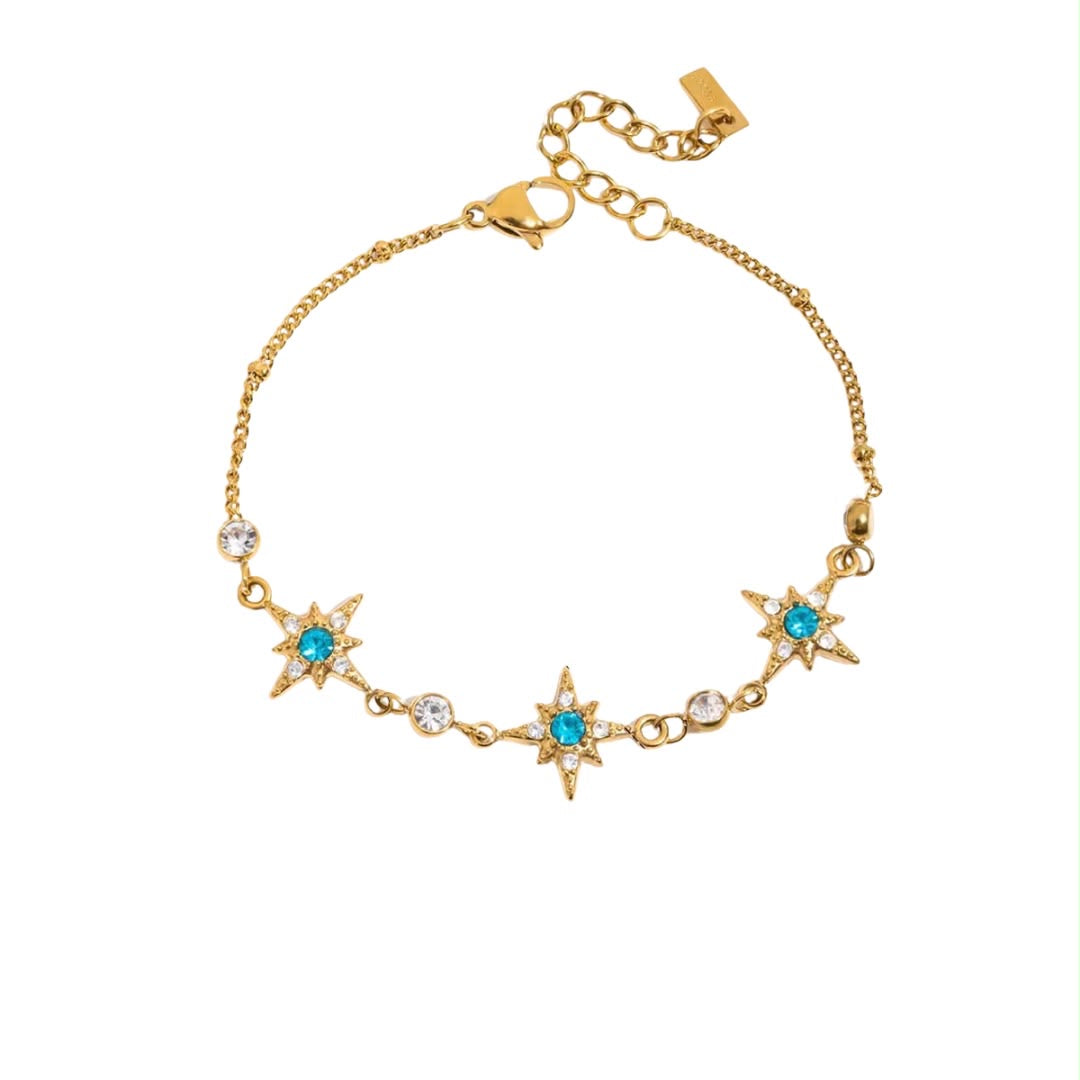 Element Bracelet | Blue Crystal