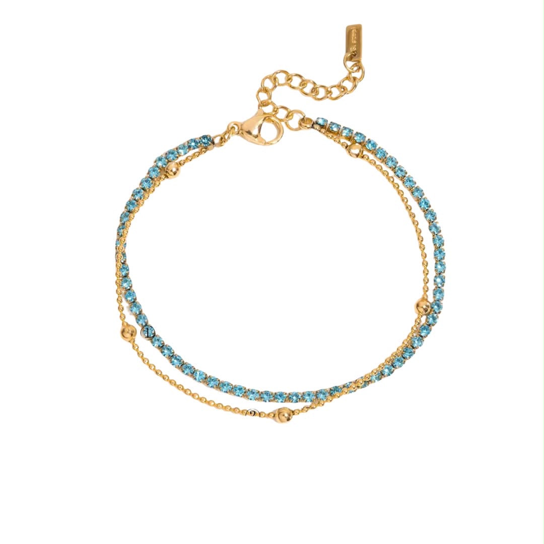 Element Bracelet | Blue Crystal