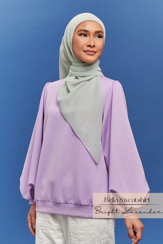 Bella Sweatshirt: Bright Lavender