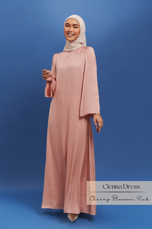 Cienna Dress: Cherry Blossom Pink