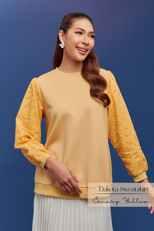 Dakota Sweatshirt: Canary Yellow