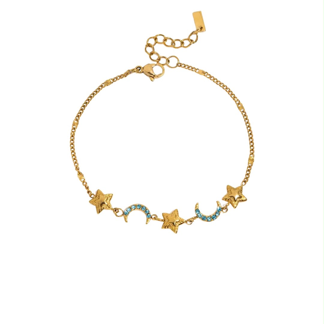 Element Bracelet | Blue Crystal