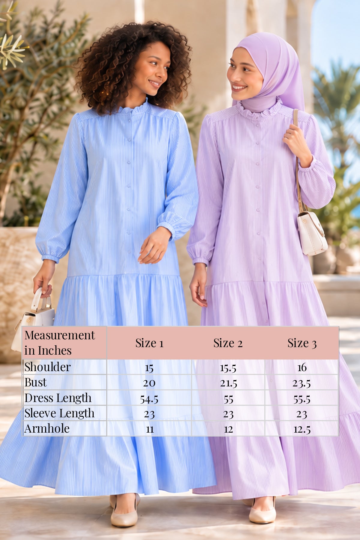 Emray: Gabriella Striped Dress | Lilac