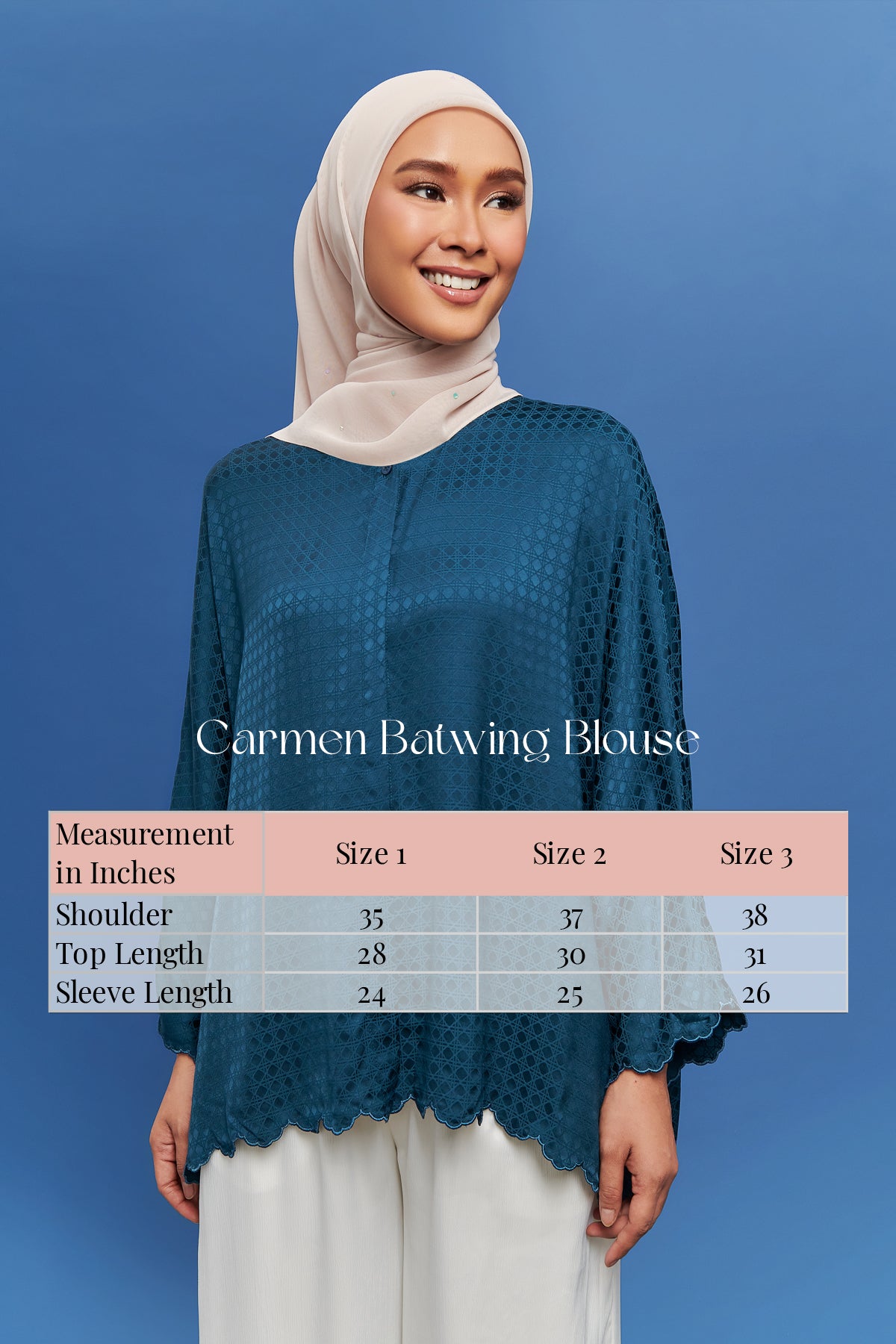 Carmen Blouse: Cherry Blossom Pink