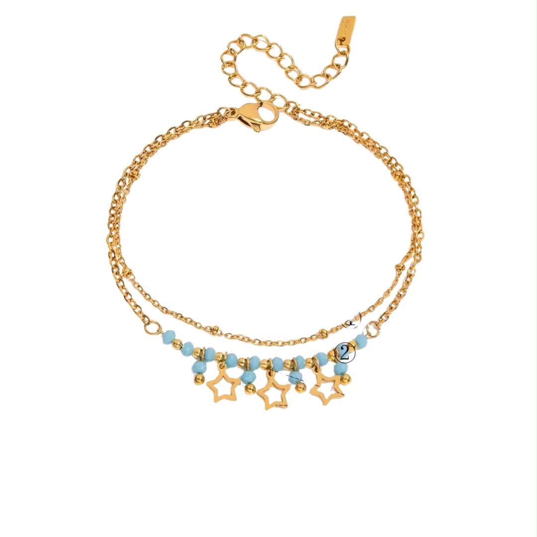 Element Bracelet | Blue Crystal