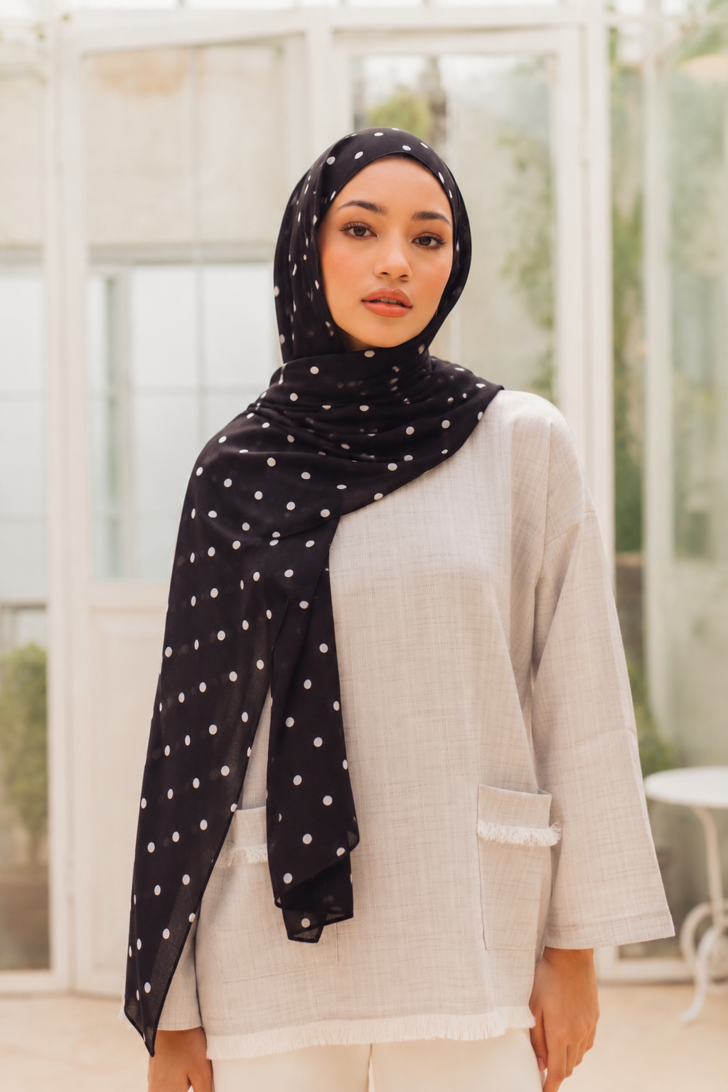 Ulva Polka Modal Shawl
