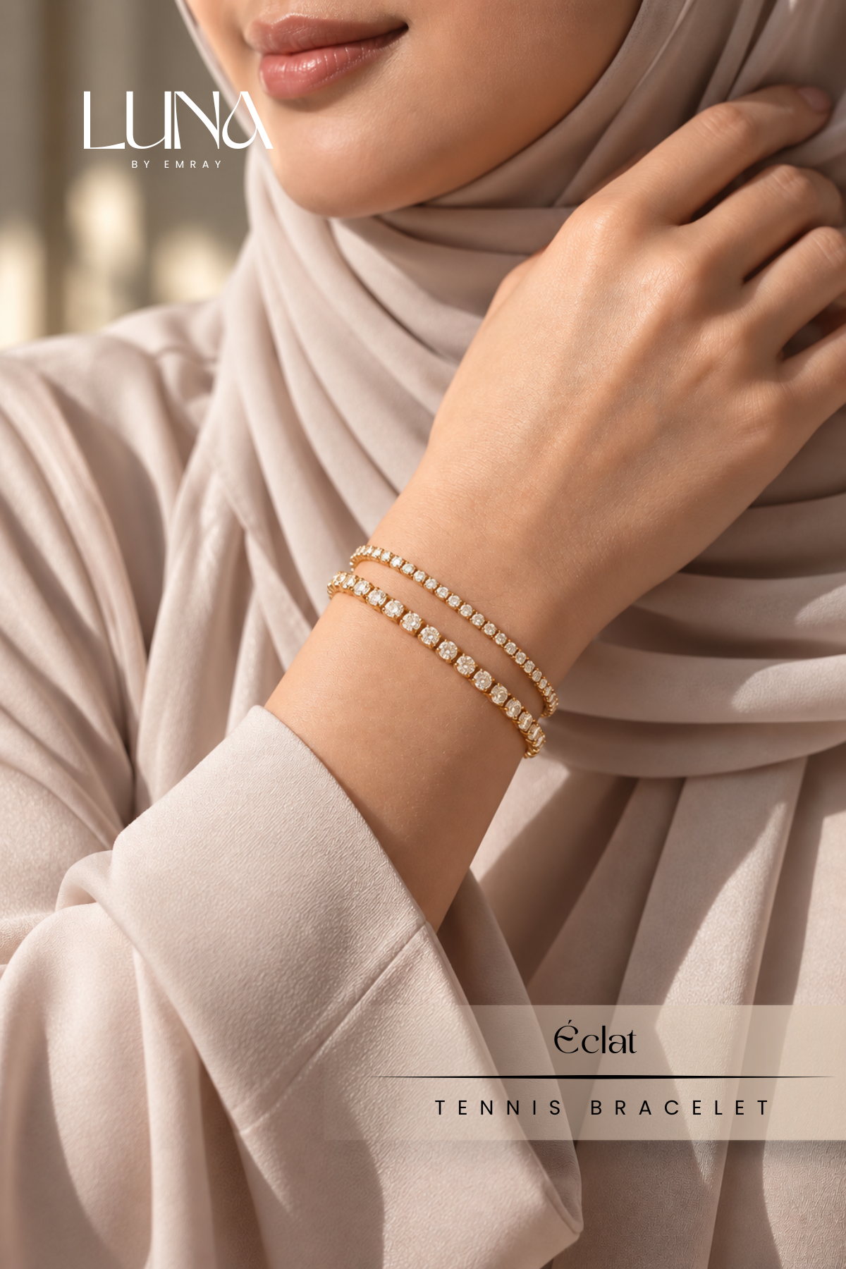 Luna: Classic Éclat Tennis Bracelet