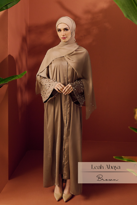 Leah Abaya: Brown