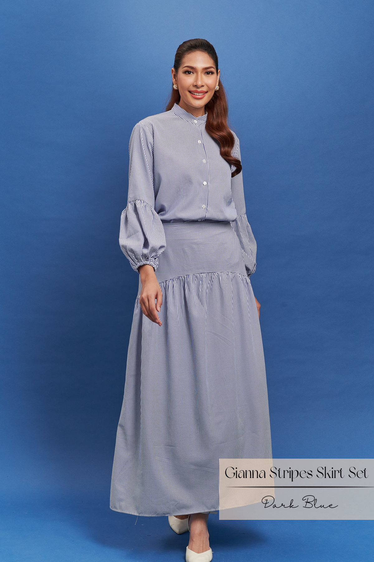 Gianna Stripes Skirt Set
