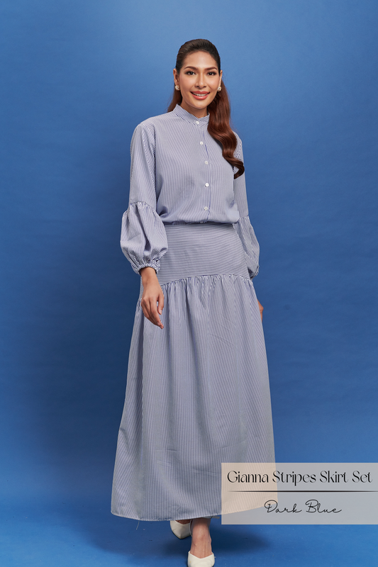 Gianna Stripes Skirt Set
